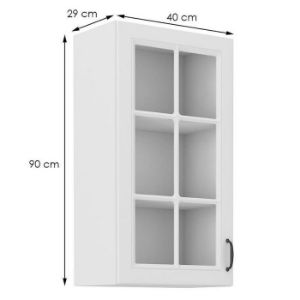 Obrazek Szafka kuchenna STILO biały mat/biały 40gs-90 1f