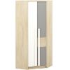 Obrazek Szafa Narożna 01 Drop Buk Fjord/Biały/Szara Platyna