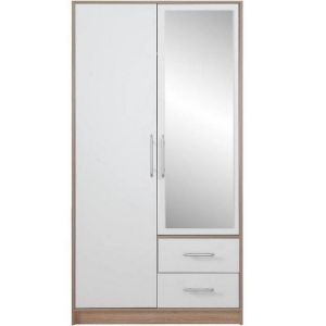 Szafa Smart SRl3 100 cm dąb sonoma/biały