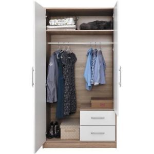 Obrazek Szafa Smart SRl3 100 cm dąb sonoma/biały