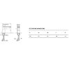 Obrazek Bateria umywalkowa Glad chrom ARAC.1101CR
