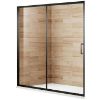 Obrazek Drzwi prysznicowe Patio 120X195 czarny profil