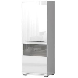 Obrazek Witryna Piano V60XV-1KS/PN-70/KA/70 lakierowana crystal white