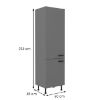 Obrazek Szafka kuchenna NESSA antracyt 60dk-215 2f