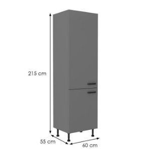 Obrazek Szafka kuchenna NESSA antracyt 60dk-215 2f