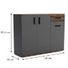 Obrazek Komoda Justus 07 Anthracite/Old Style