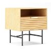 Obrazek Szafka nocna Bassel 2521 45X40X50 naturalny/czarny