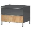 Obrazek Szafka nocna Onyx ns2/on pacific walnut/anthracit