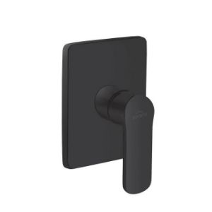 Obrazek Bateria natryskowa podtynkowa Siros czarna BP-90-4K1 1F