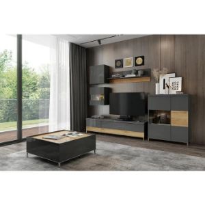 Obrazek Półka Onyx VP128/ON anthracite/pacific walnut
