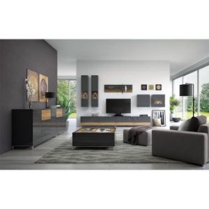 Obrazek Półka Onyx VP128/ON anthracite/pacific walnut
