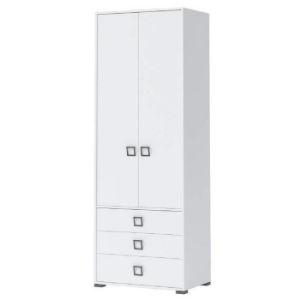 Szafa 2D3S Kiki P23-BE/KI-15 white/white 