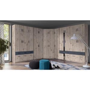 Obrazek Nadstawka do szafy Snow 1-D Wellington/Grafit 