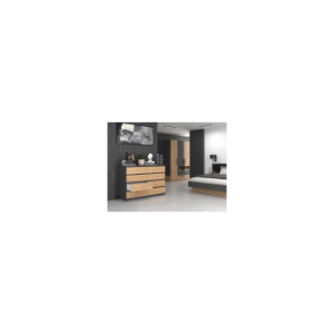 Obrazek Komoda Umo P8 140 antracyt/dąb artisan