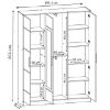 Obrazek Garderoba Roj PP53 + SDS53 + SZ3D biała 