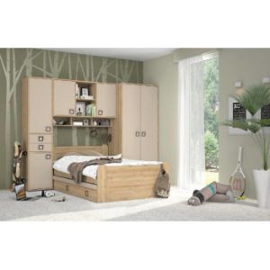 Obrazek Szafa narożna 3D3S Kiki GUG-BK/KI-01 beech/sand