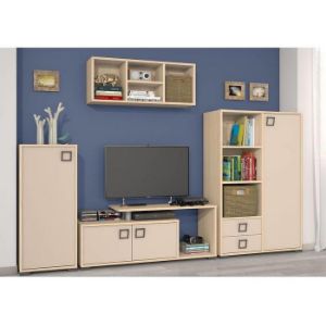 Obrazek Szafa narożna 3D3S Kiki GUG-BK/KI-01 beech/sand
