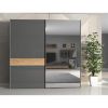 Obrazek Szafa 2d Onyx z lustrem pk231-og/on pacific walnut/a