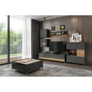 Obrazek Lustro Onyx og/on pacific walnut/anthracit