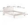 Obrazek Łóżko Buk LK189–160x200 bielony