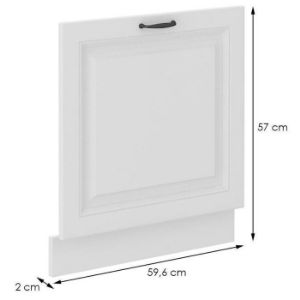 Obrazek Front kuchenny STILO biały mat/biały front zm 570x596