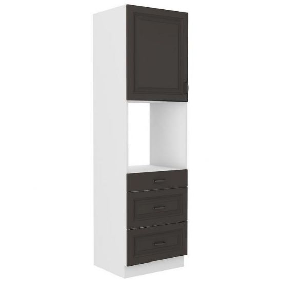 Obrazek Szafka kuchenna STILO grafit mat/biały 60dps-210 3s 1f