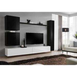 Obrazek Szafka RTV Wisząca Switch SW2 Czarny 