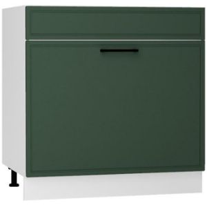 Szafka Kuchenna Emily D80ZL S/1 ZASL zielona mat