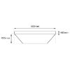 Obrazek Plafon Reno Black EK77865 25W KW PL1