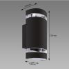 Obrazek Lampa Bruno 2xGU10 D Black 04007 K2