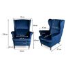 Obrazek Fotel Royal Bluvel 86/wenge