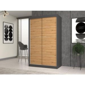 Obrazek Szafa Sabina S 120 dąb artisan/antracyt