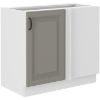 Obrazek Szafka kuchenna Stilo claygrey/biały 105 nd 1f bb