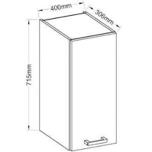 Obrazek Szafka kuchenna Wiktoria Chamonix/Legno 30G-72 1F