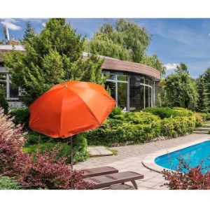 Obrazek Parasol ogrodowy 180cm pomarańczowy