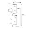 Obrazek Lustro Easy TYP01 wotan/biały 