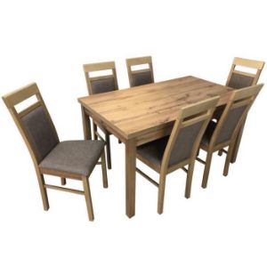 Obrazek Zestaw Emilia 1+6 St874 140x80+40 Wotan Kr981 Wotan Fancy96