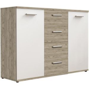 Komoda Jacky 2 Biały/Country Grey