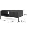 Obrazek Ława Nova L104 Czarny