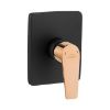 Obrazek Bateria natryskowa podtynkowa Midnight BP-35-001 1F black/gold rose
