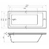 Obrazek Wanna Rab 170x75