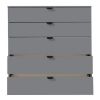 Obrazek Komoda Duerto 5F 90 szara 11008297