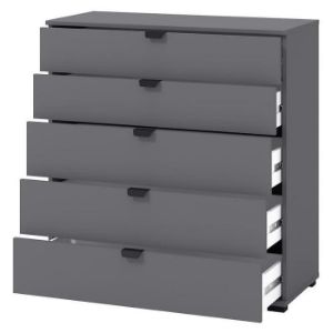 Obrazek Komoda Duerto 5F 90 szara 11008297