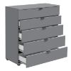 Obrazek Komoda Duerto 5F 90 szara 11008297