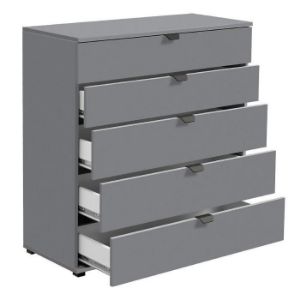 Obrazek Komoda Duerto 5F 90 szara 11008297