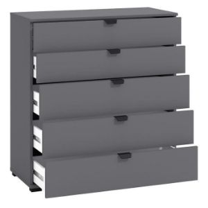 Obrazek Komoda Duerto 5F 90 szara 11008297