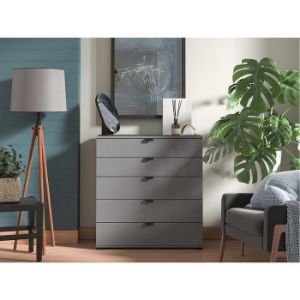 Obrazek Komoda Duerto 5F 90 szara 11008297