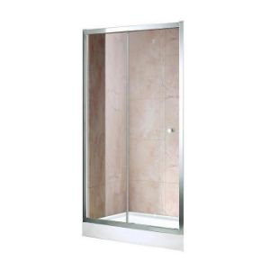 Drzwi prysznicowe Vega 100x195 cz. chr.