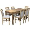 Obrazek Stół St-874 140x80+40 D.Craft Złoty 