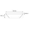 Obrazek Plafon Reno Gold EK77871 25W KW PL1